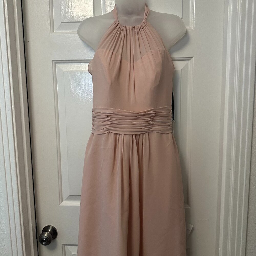 NWT Sorella Vita Light Pink Halter Bridesmaid Dress